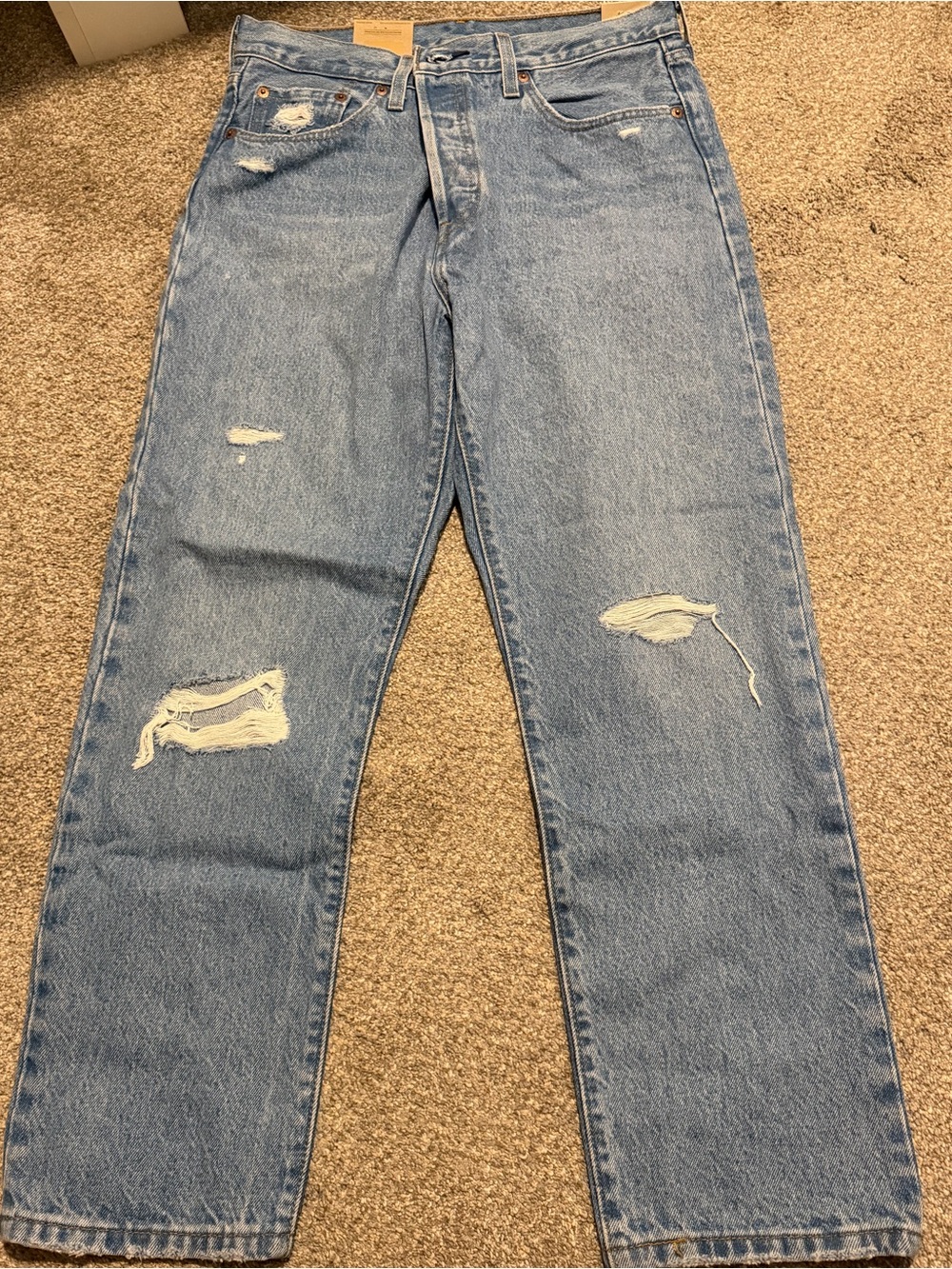 NWT 501 Levi’s Light Blue Jeans